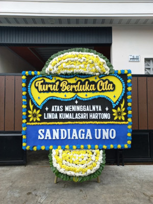 Papan Bunga Duka di Soko